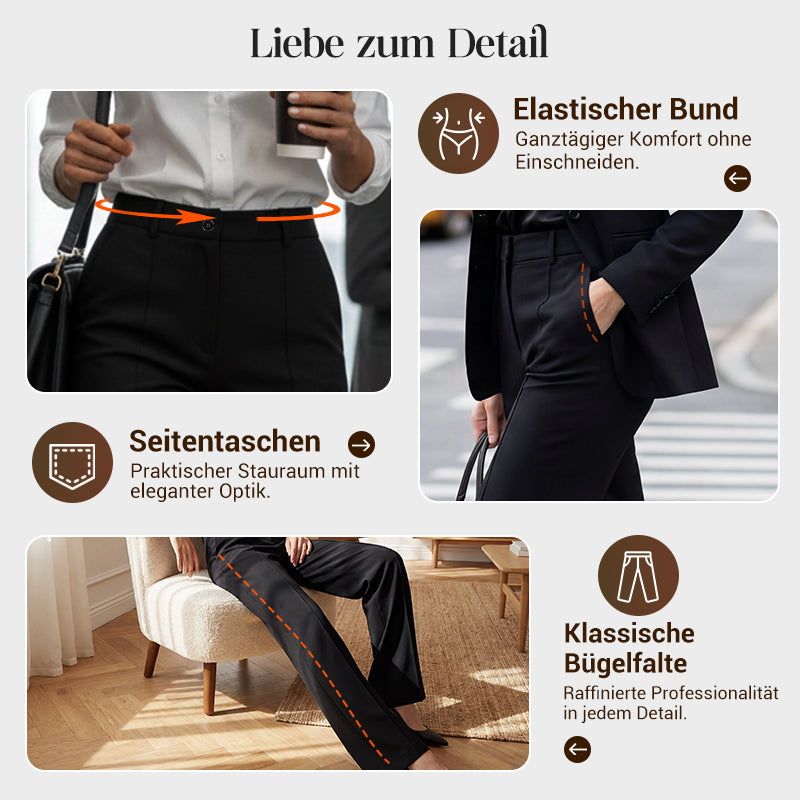 ⌛ Solo quedan 3 días: ¡50 % de descuento en todo! ⏰Pantalones de traje de mujer con cintura alta