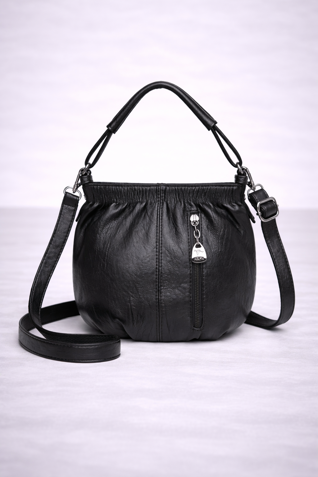 Bolso plisado para mujer material suave