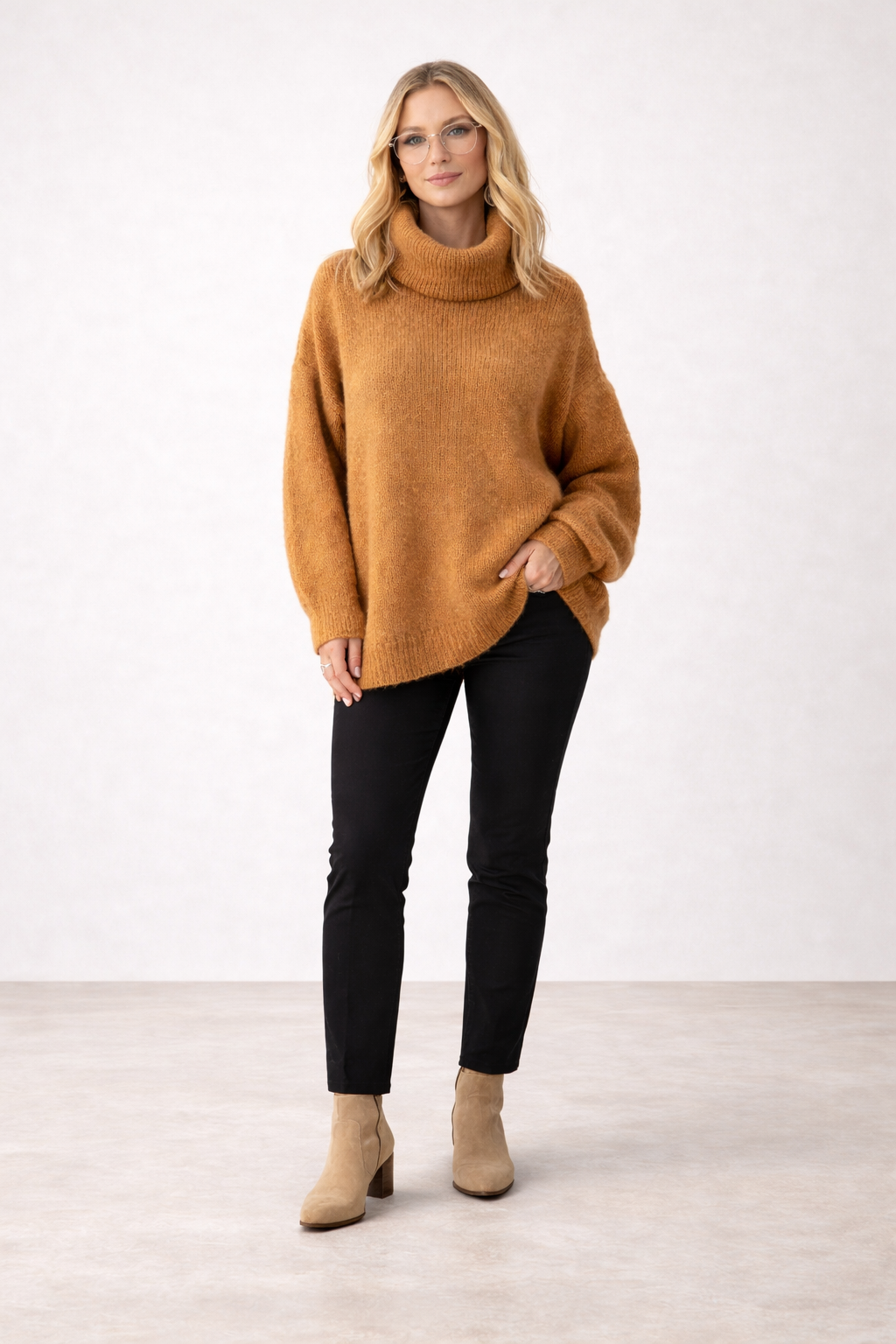 Jessica - Jersey holgado y desenfadado