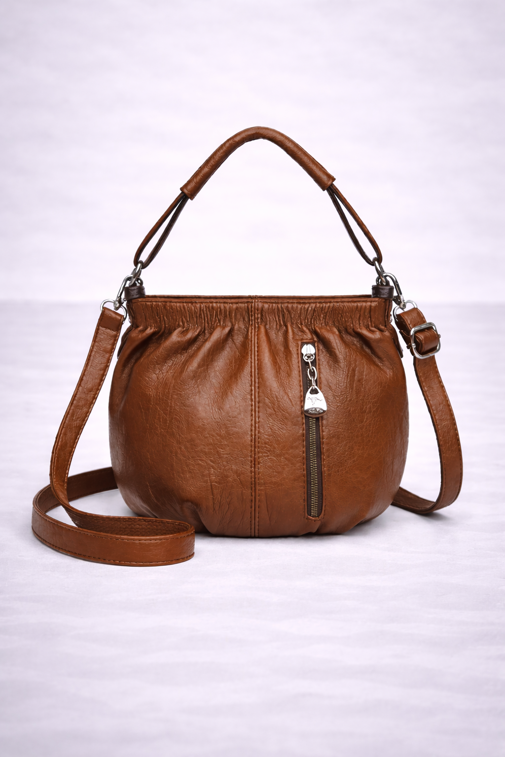 Bolso plisado para mujer material suave