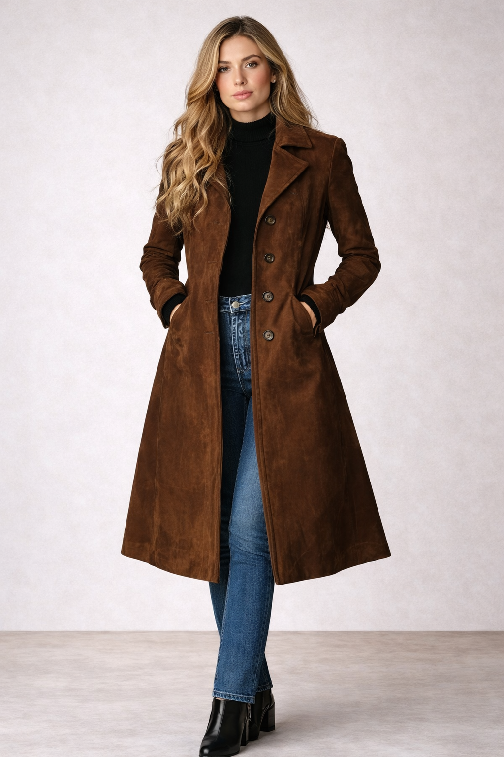 Maria -  Elegante abrigo largo para una calidez y un estilo atemporales