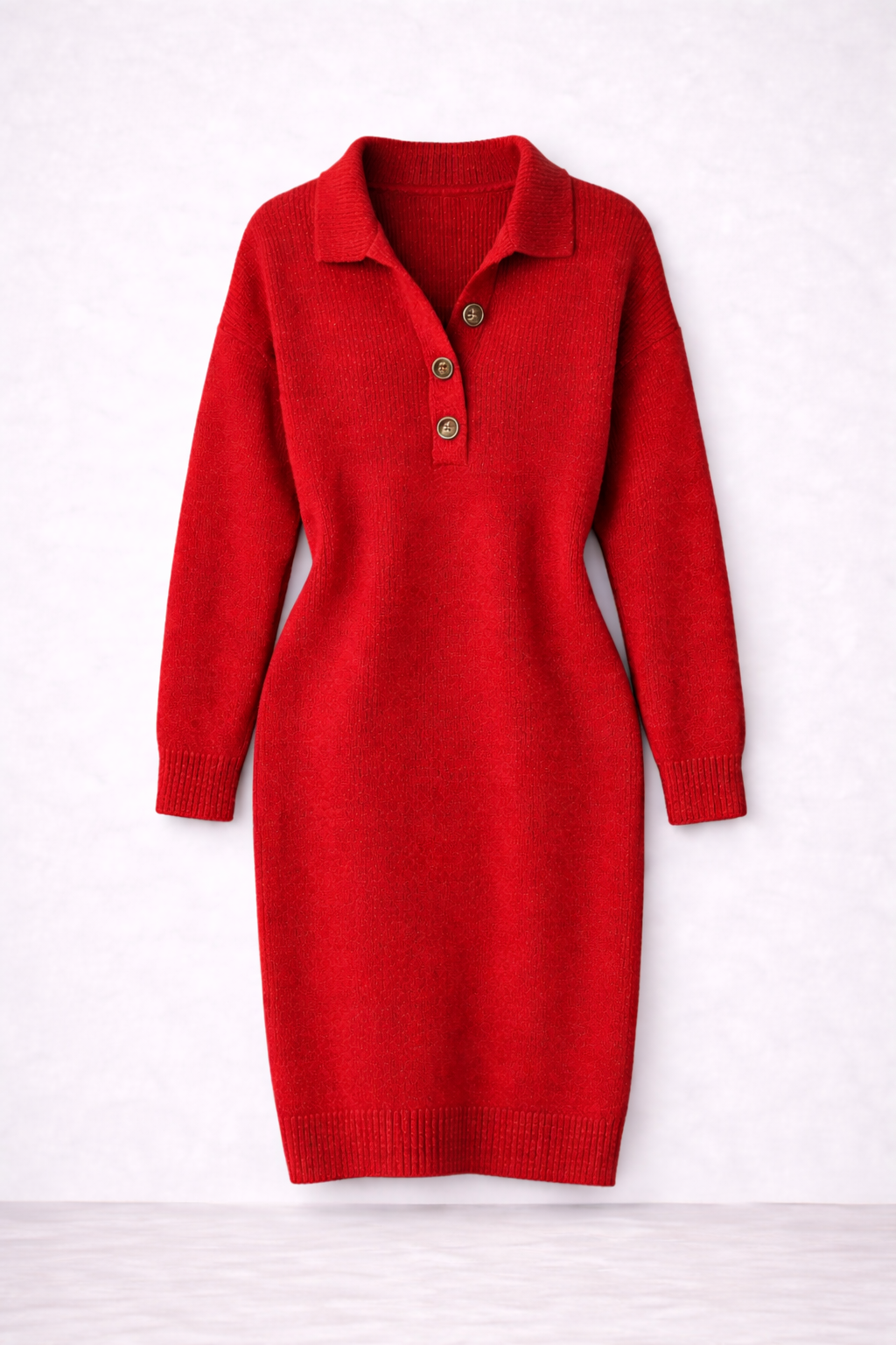 Isa - Vestido midi de punto