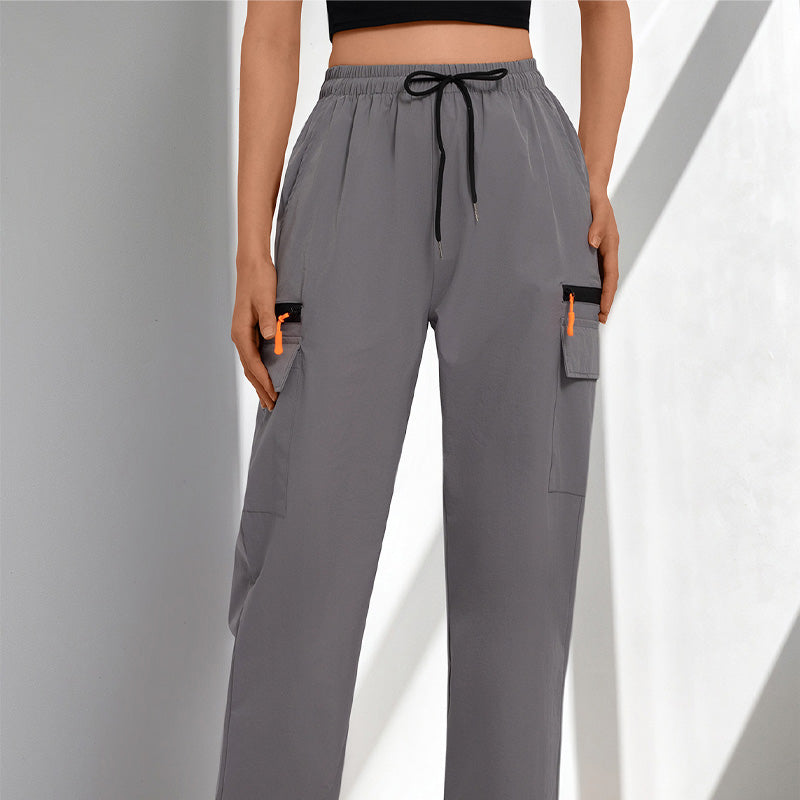 Pantalones deportivos de secado rápido para mujer  Ligeros, transpirables y con prácticos bolsillos