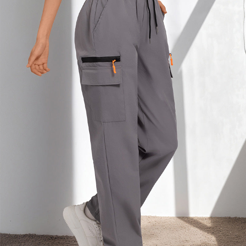 Pantalones deportivos de secado rápido para mujer  Ligeros, transpirables y con prácticos bolsillos
