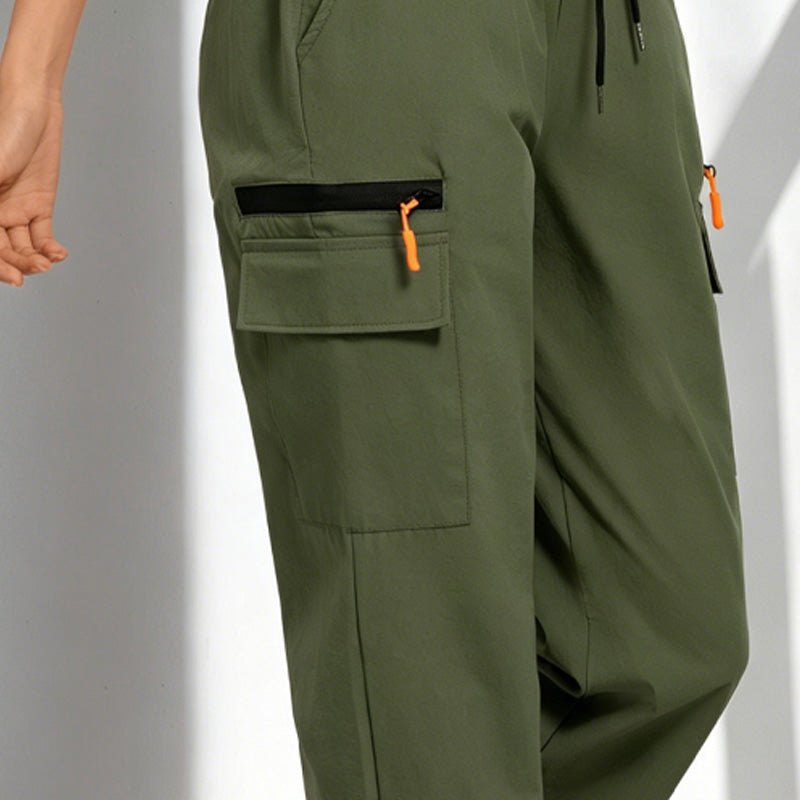Pantalones deportivos de secado rápido para mujer  Ligeros, transpirables y con prácticos bolsillos